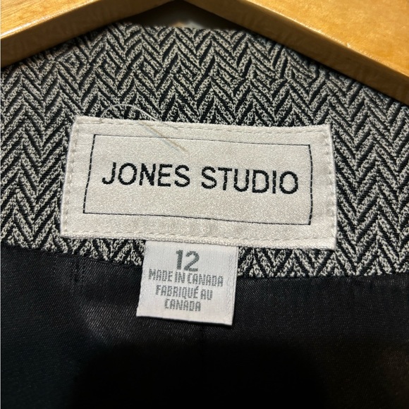 JONES STUDIO Vintage Chevron Blazer - Picture 3 of 5